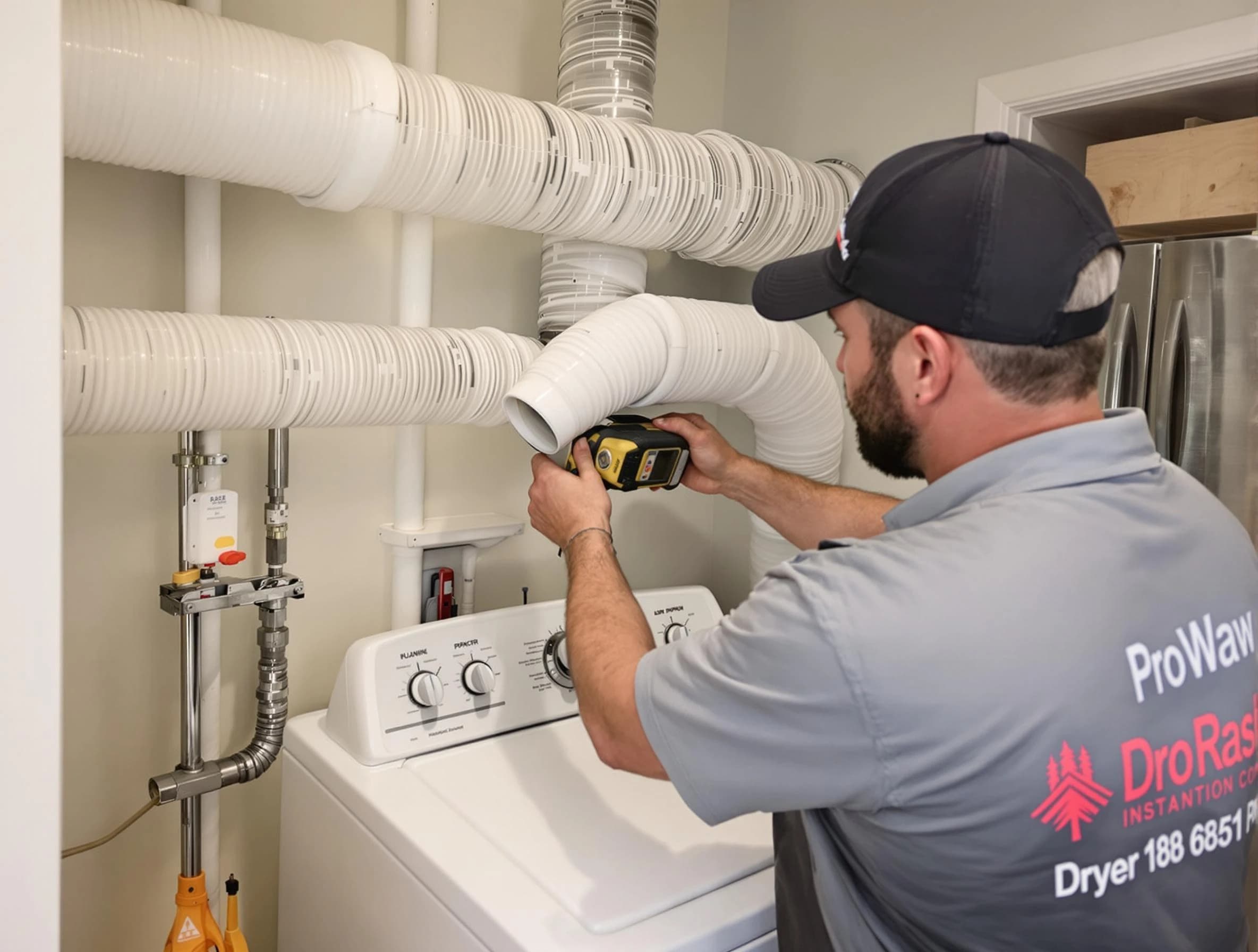 Professional dryer vent hose installation by Edmond Dryer Vent Cleaning in Edmond