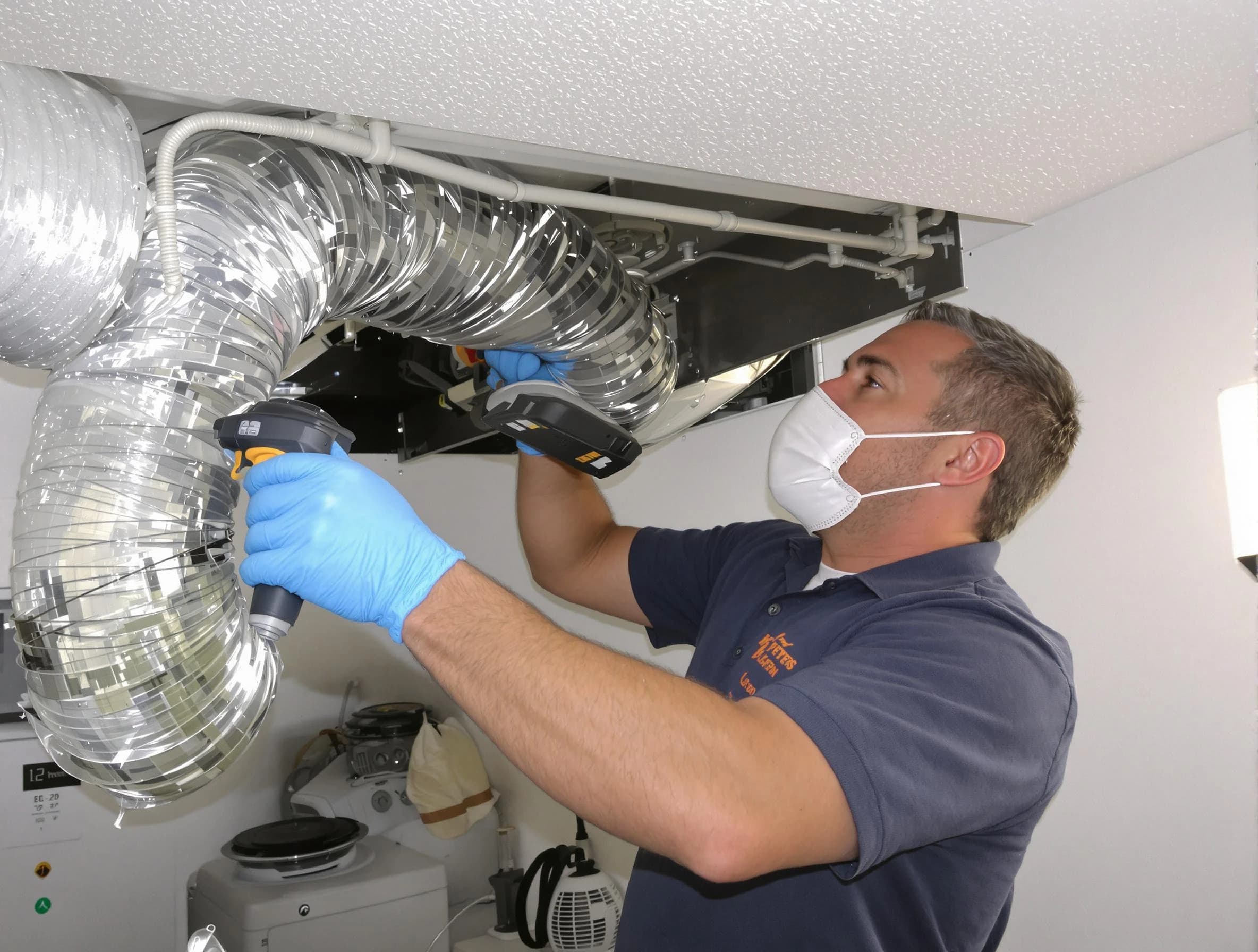 Edmond Dryer Vent Cleaning professional performing thorough residential dryer vent cleaning in Edmond
