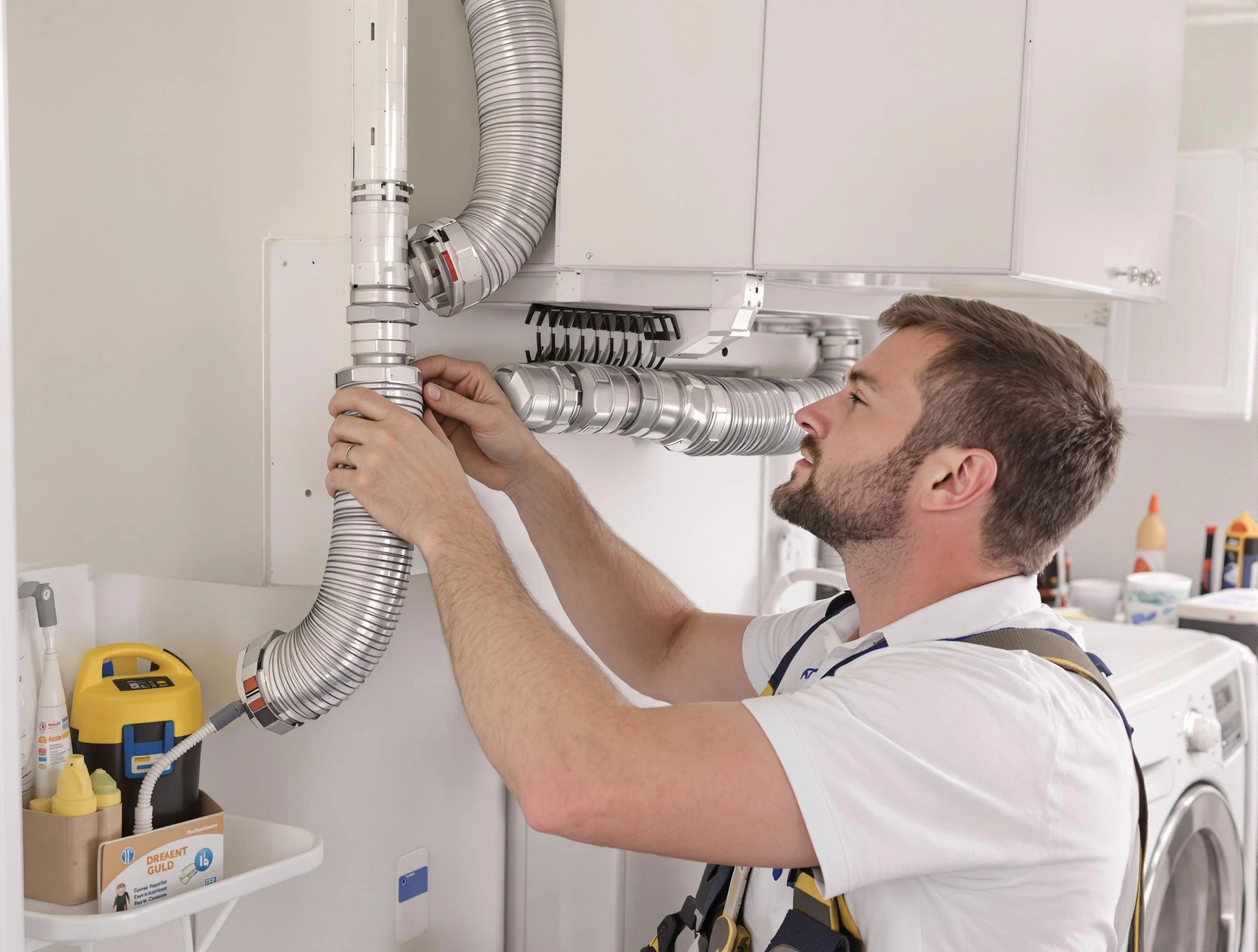 Professional dryer vent repair and installation by Edmond Dryer Vent Cleaning in Edmond