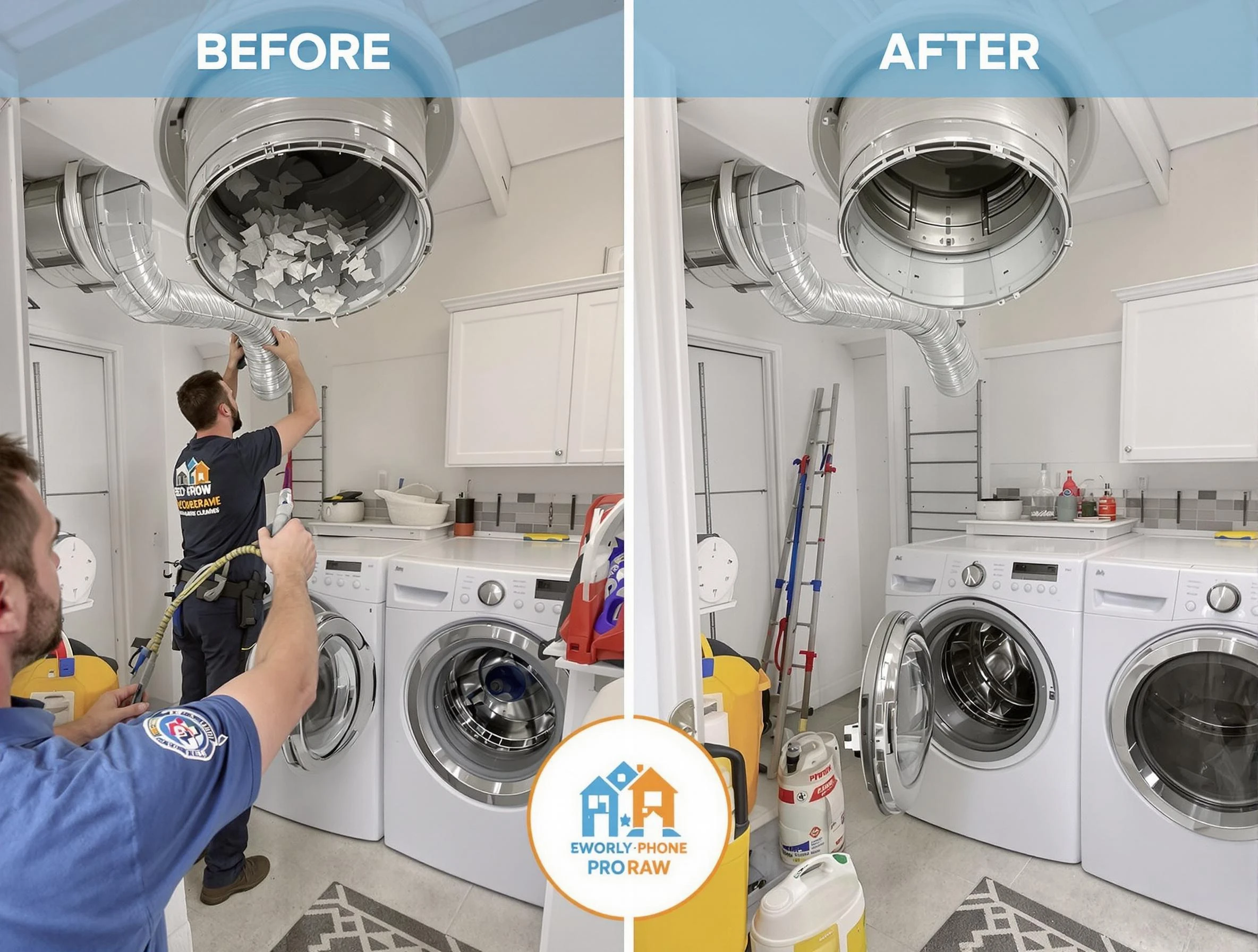 Residential dryer vent cleaning by Edmond Dryer Vent Cleaning in Edmond